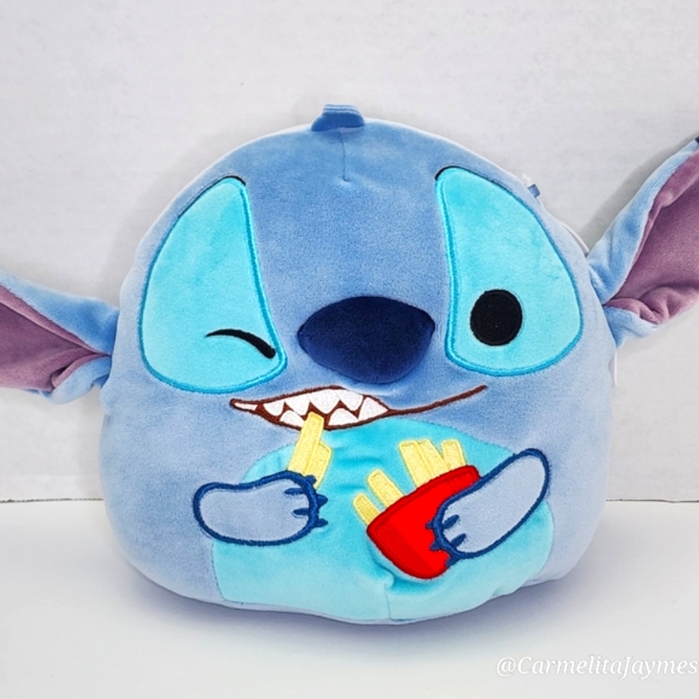 STITCH 🍟8" Stitch Eating French Fries Disney's Lilo & Stitch X Squishmallow NWT